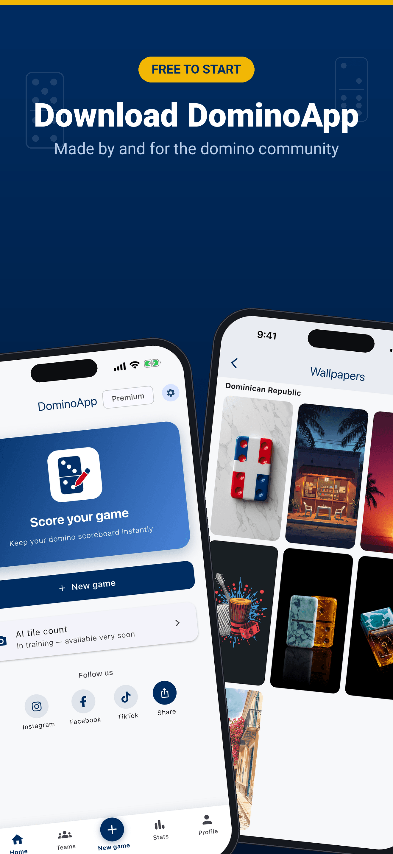 Download DominoApp — free to start