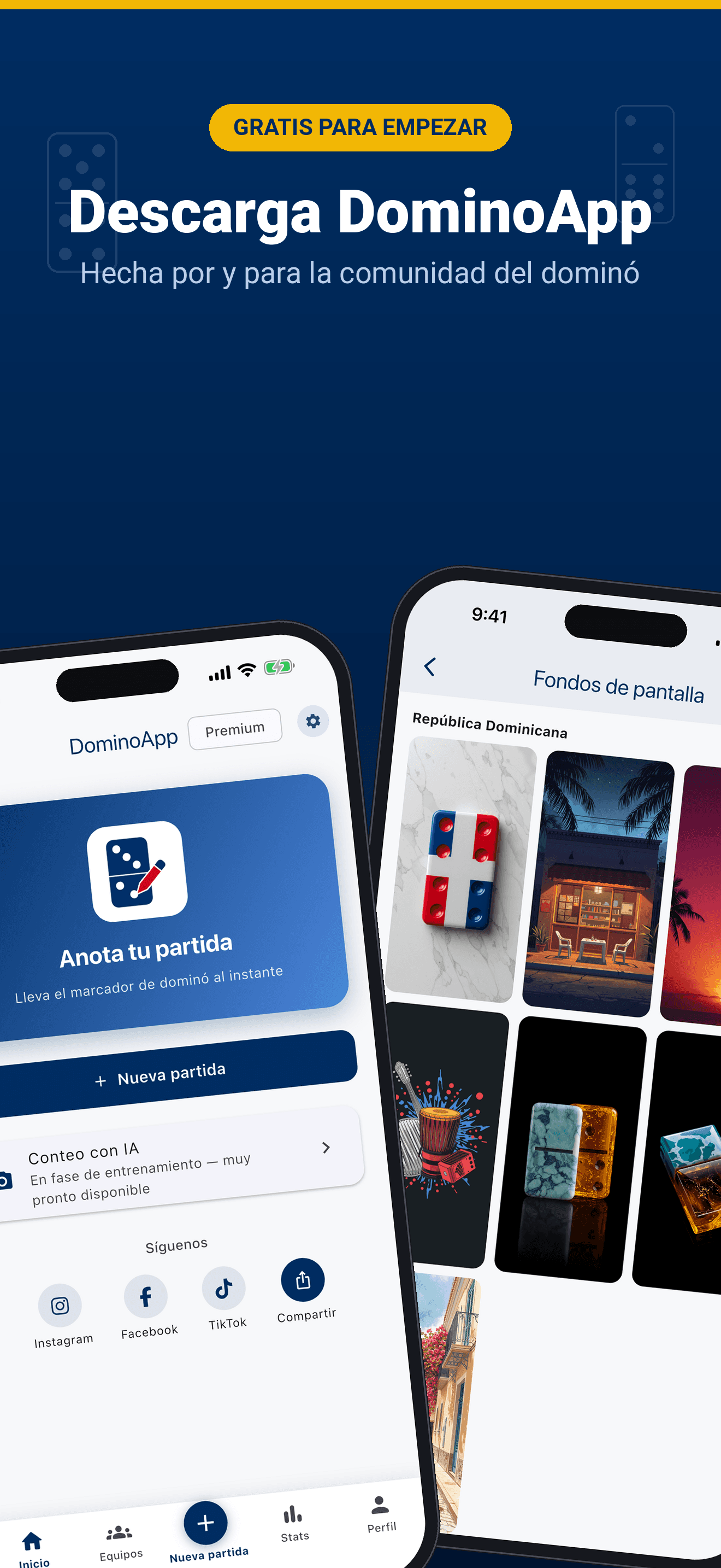 Descarga DominoApp — gratis para empezar